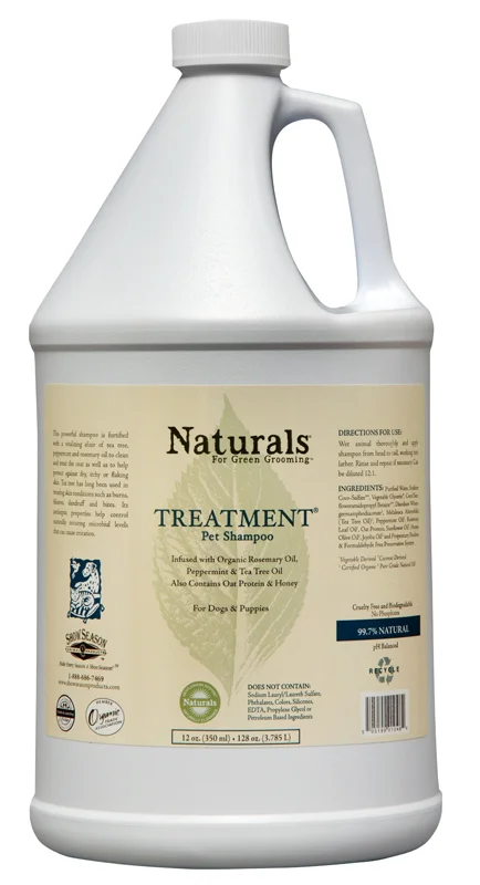 Showseason Naturals Treatment Pet Shampoo - Gallon