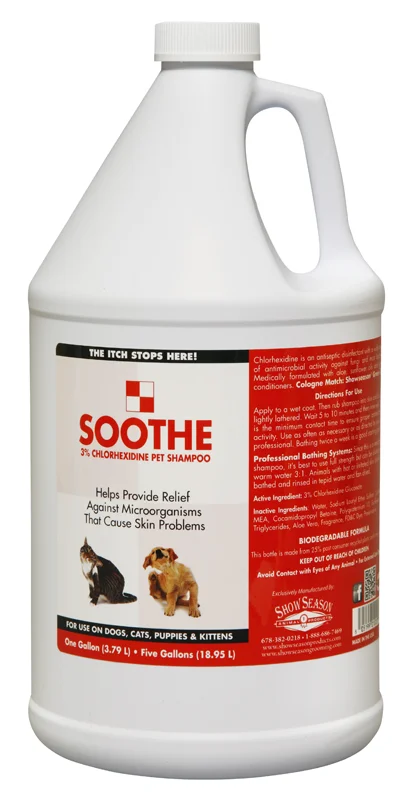 Showseason Soothe Medicated Shampoo - Gallon