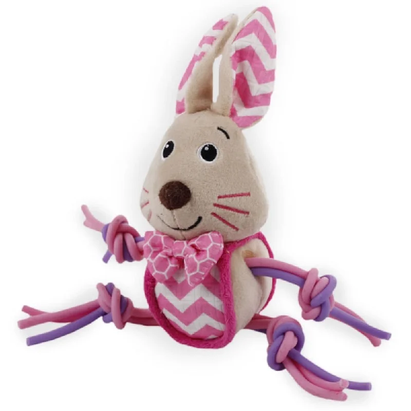 All For Paws Little Buddy Flexi Bunny Dog Toy