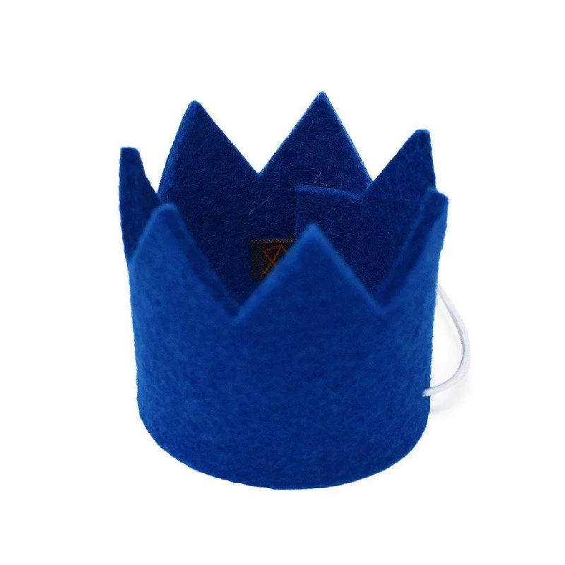 Party Beast Crown Dog Hat Blue