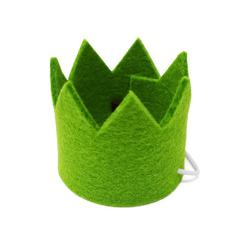 Party Beast Crown Dog Hat Green