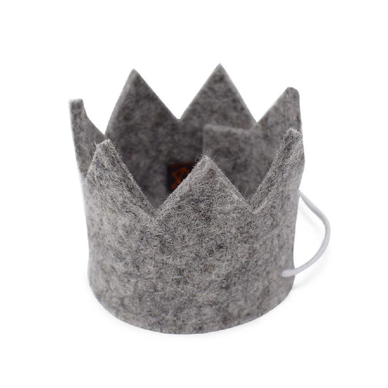 Party Beast Crown Dog Hat Grey