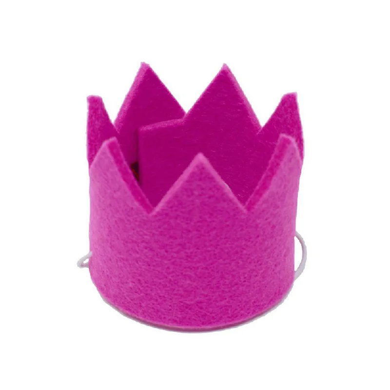 Party Beast Crown Dog Hat Pink