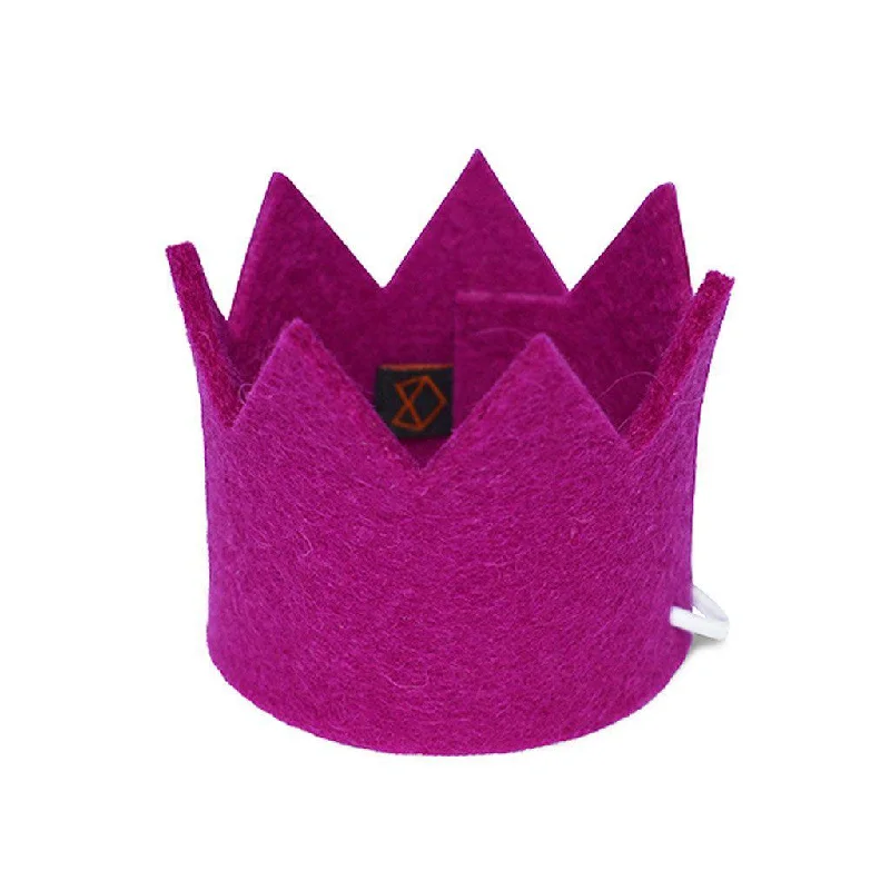 Party Beast Crown Dog Hat Purple