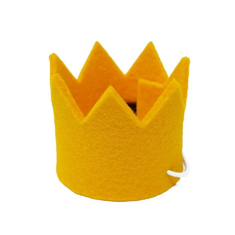 Party Beast Crown Dog Hat Yellow