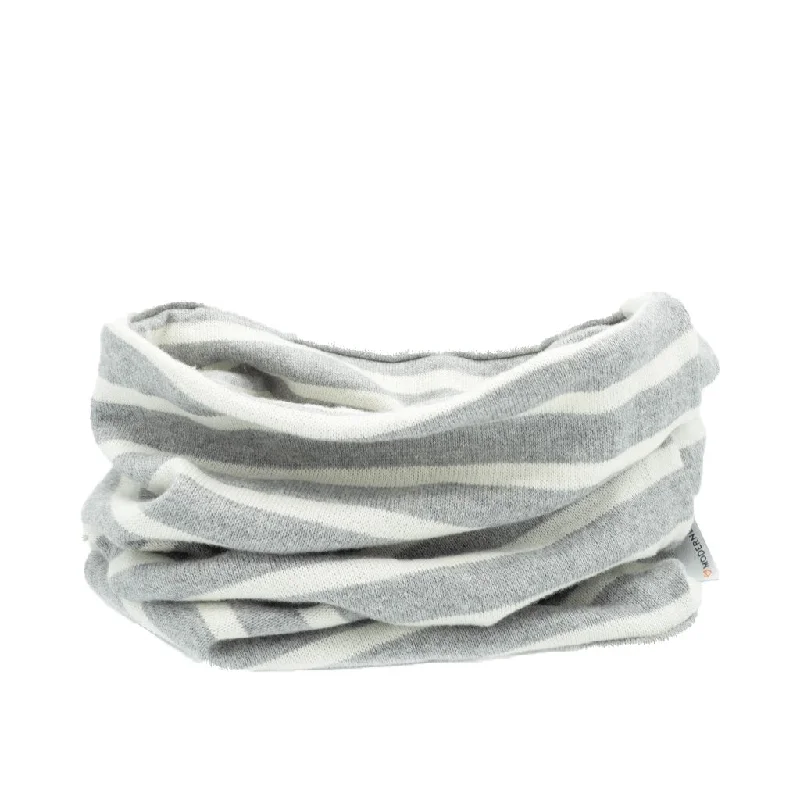 Snood Dog Neck Warmer Grey/White