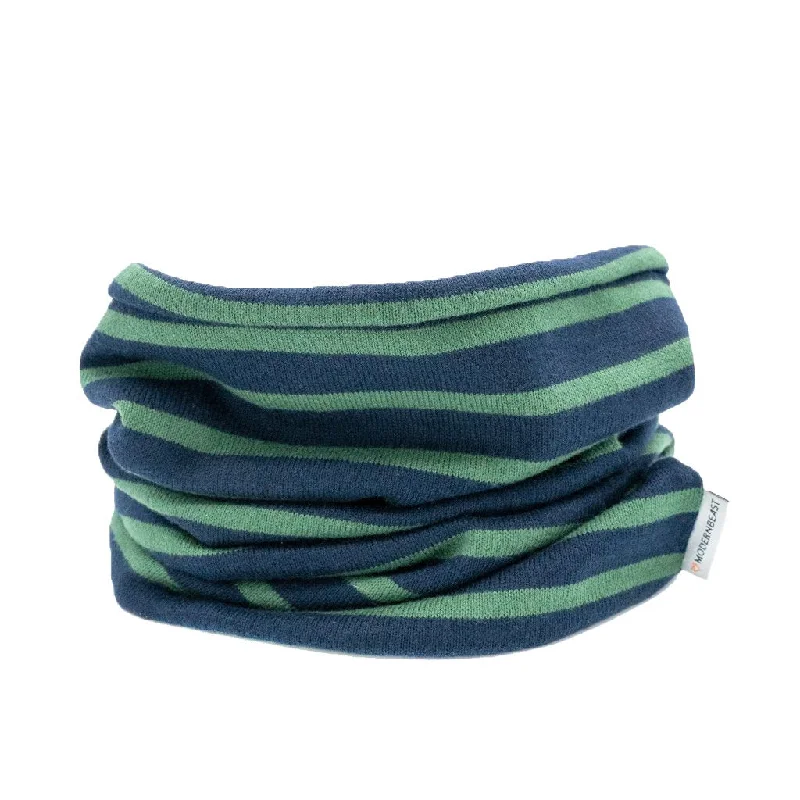 Snood Dog Neck Warmer Navy/Green