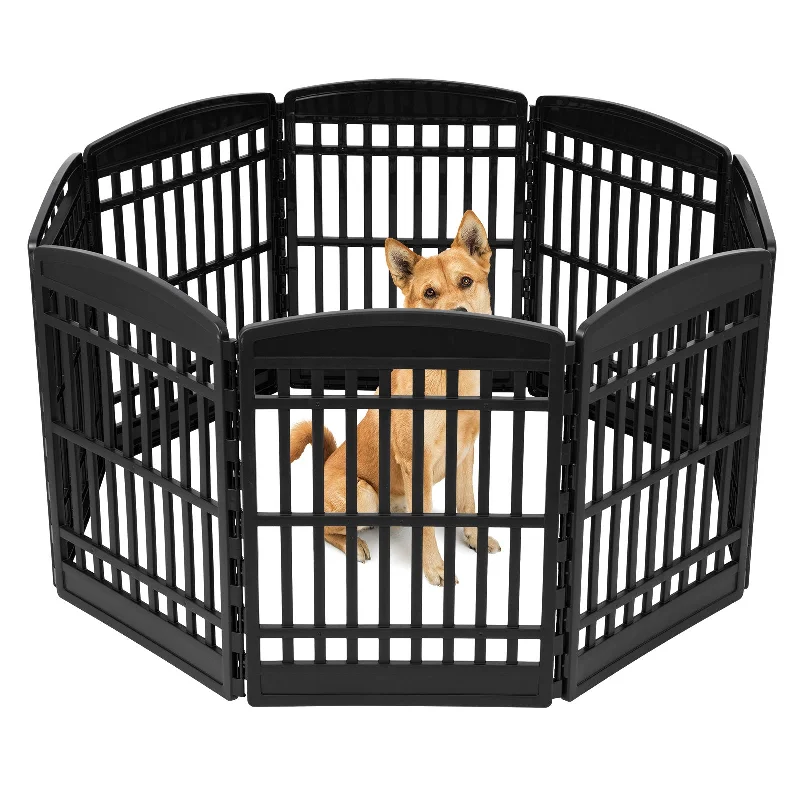 34" Exercise 8-Panel Pet Playpen without door