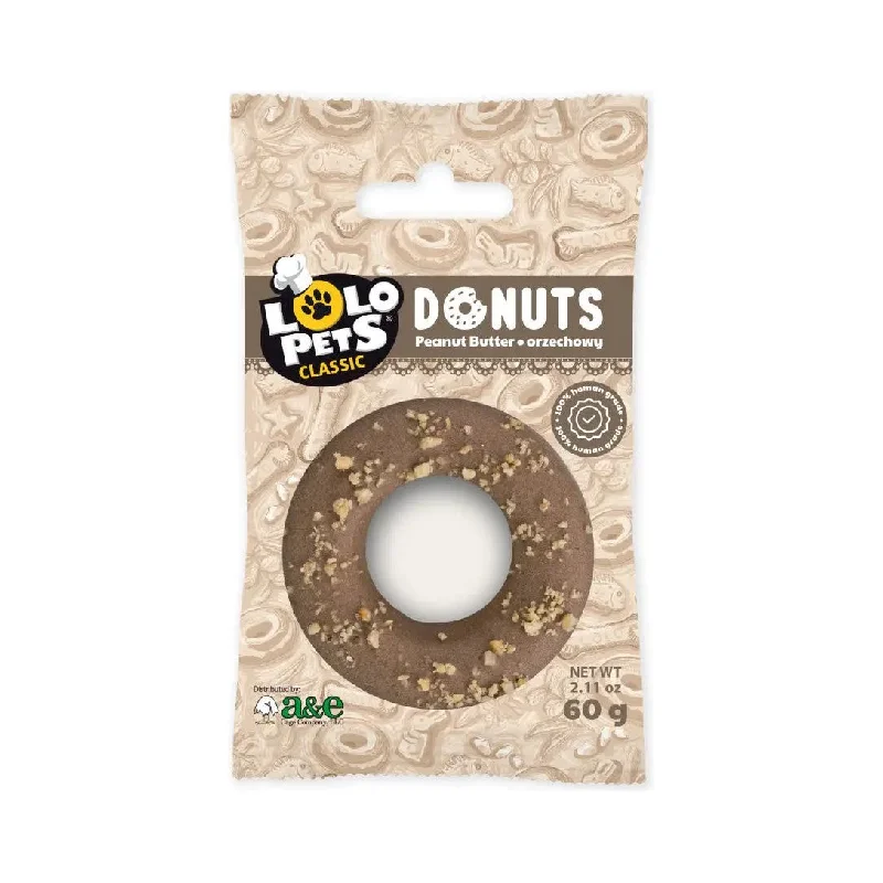 A & E Cages LoLo Pets Bakery Gourmet Donut Dog Treat