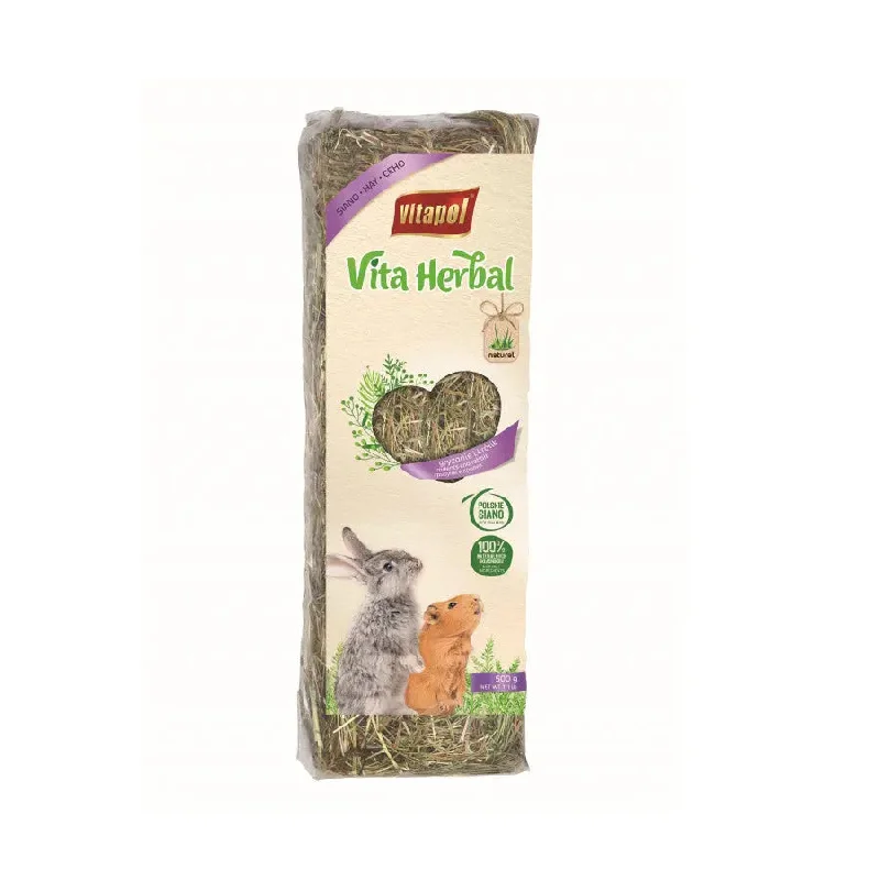 A & E Cages Vitapol Vita Herbal Polish Hay & Field Grass 500 g