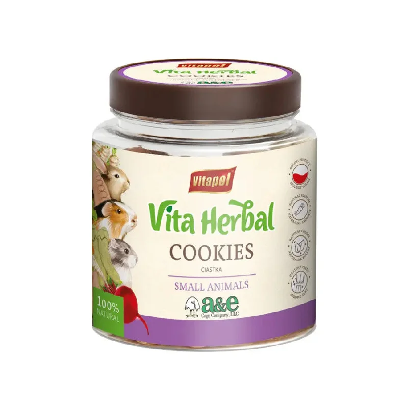 A & E Cages Vitapol Vita Herbal Small Animal Cookies 240 g