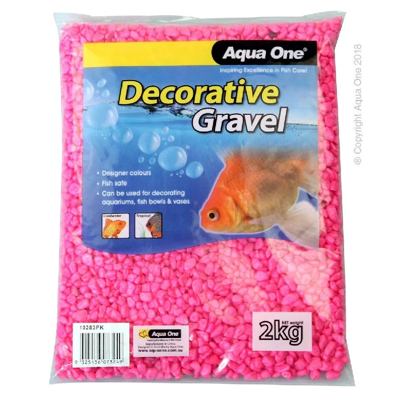 Aqua One Aquarium Gravel Pink 2kg