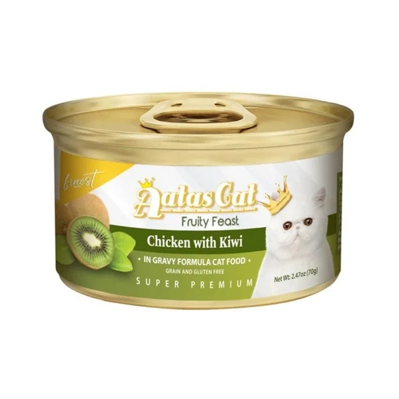 Aatas Cat Fruity Feast Chicken With Kiwi In Gravy Canned Cat Food