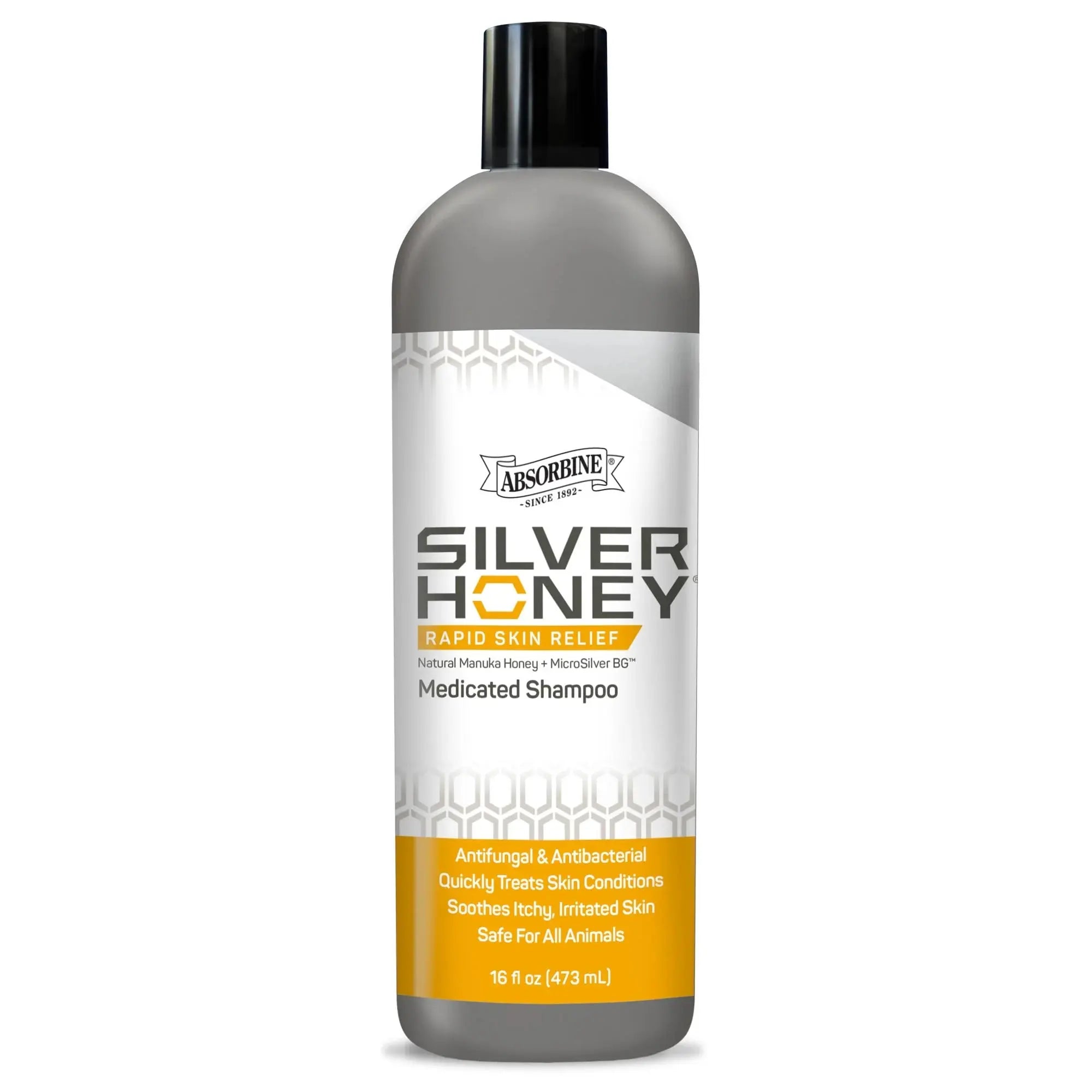 Absorbine Pet - Silver Honey Rapid Skin Relief Medicated Shampoo, 16oz