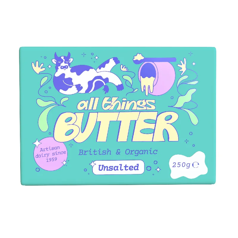 All Things Butter Organic Unsalted Butter 250g