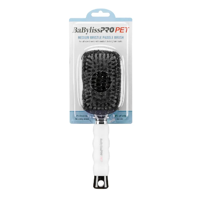 BaByliss PRO PET Bristle Paddle Dog Brush – Medium