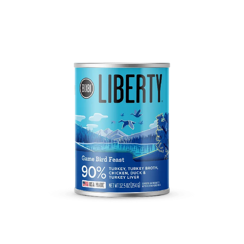 Bixbi Liberty Game Bird Feast Cans 12.5oz