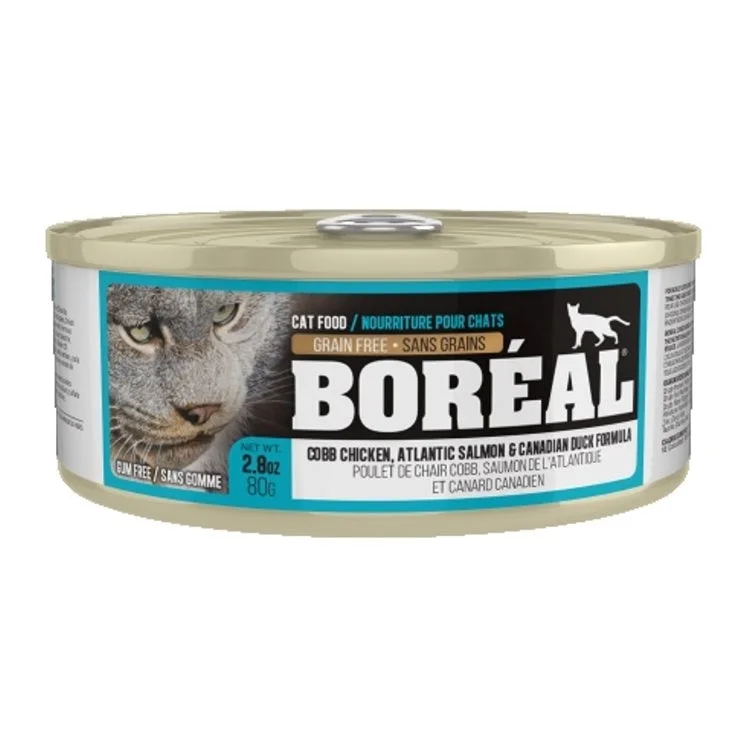 BORÉAL Cobb Chicken, Canadian Duck and Atlantic Salmon, 80g (2.8oz)