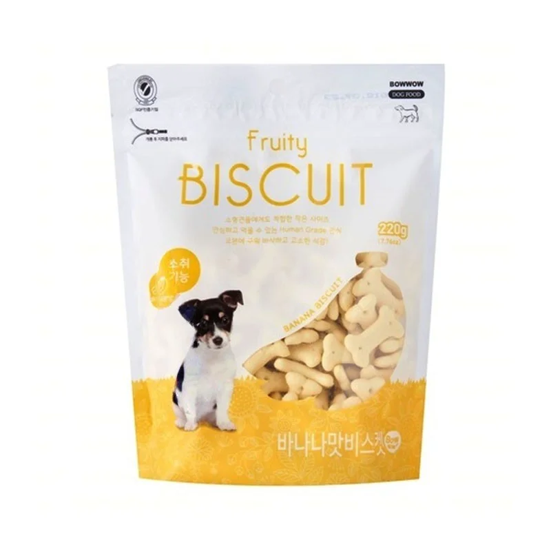 Bow Wow Fruity Biscuit Banana Dog Treat