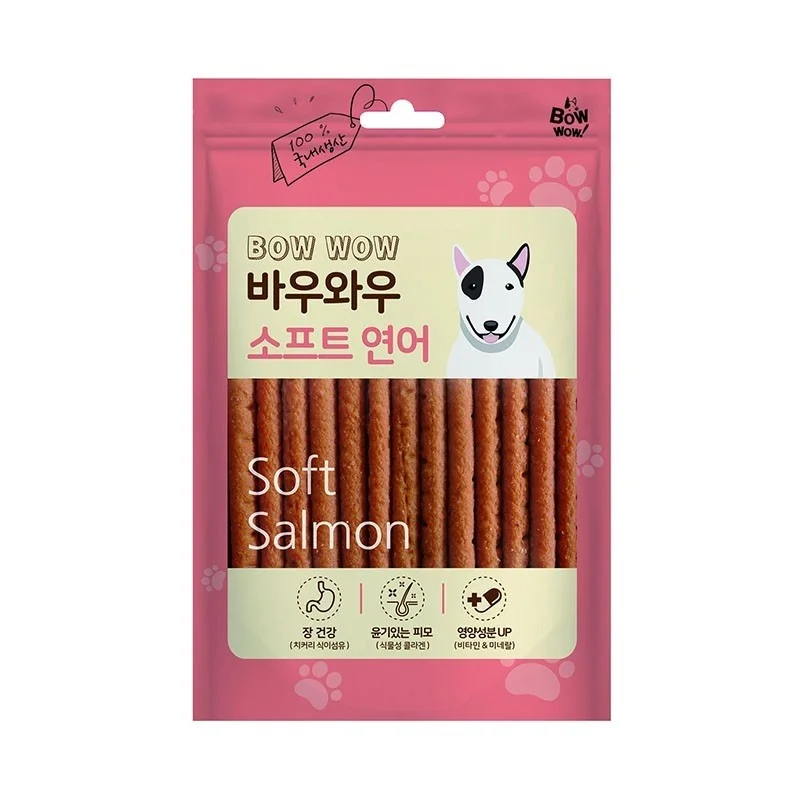 Bow Wow Soft Salmon Jerky Dog Treat