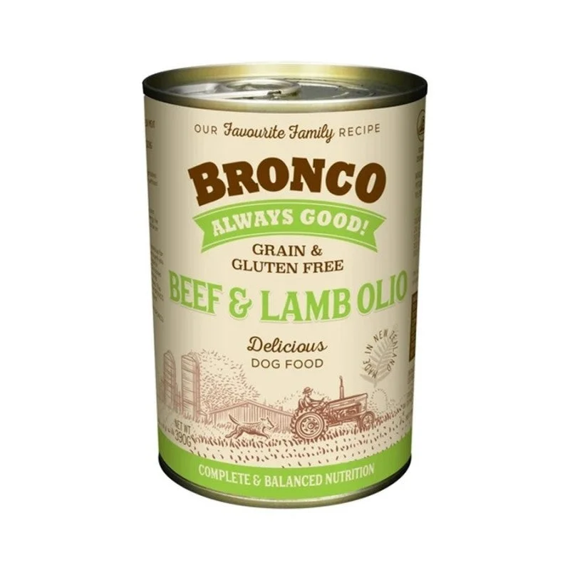 Bronco Beef & Lamb Olio Canned Dog Food