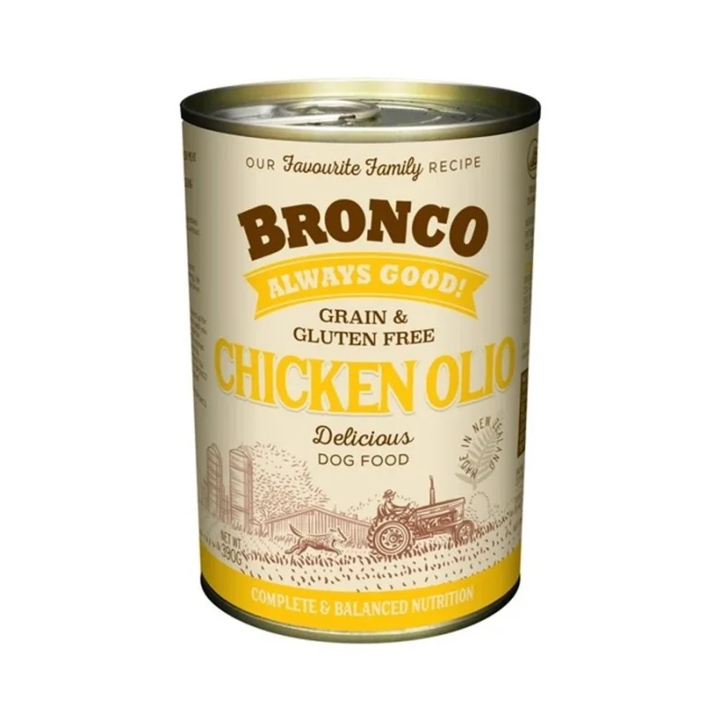 Bronco Chicken Olio Canned Dog Food