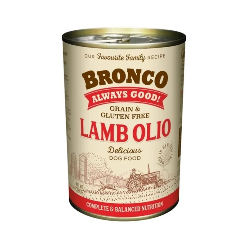 Bronco Lamb Olio Canned Dog Food