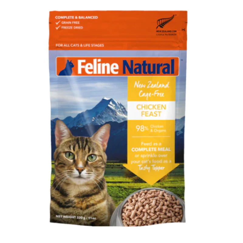 FELINE NATURAL Freeze-Dried Chicken Feast, 320g (10oz)