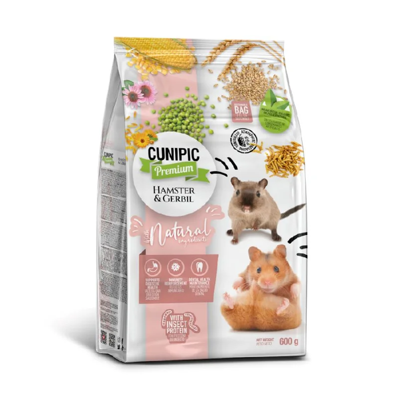 CUNIPIC Hamster & Gerbil, hrana  za hrčke i gerbile, 600g