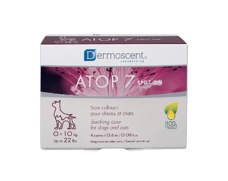 DERMOSCENT Atop 7 SpotOn za pse i mačke do 10kg, 4x0,6ml