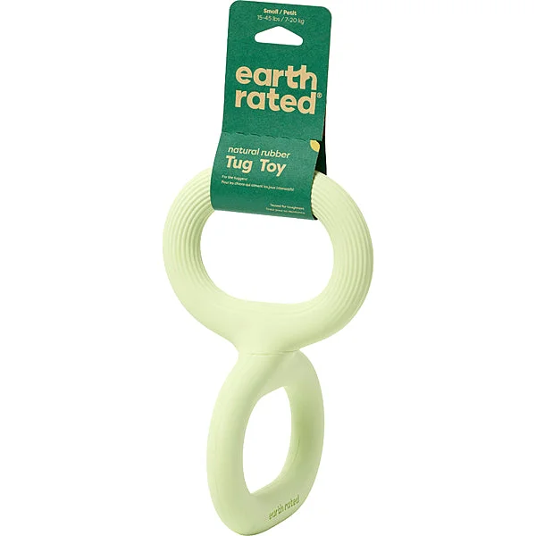 Earth Rated Rubber Tug Toy Green