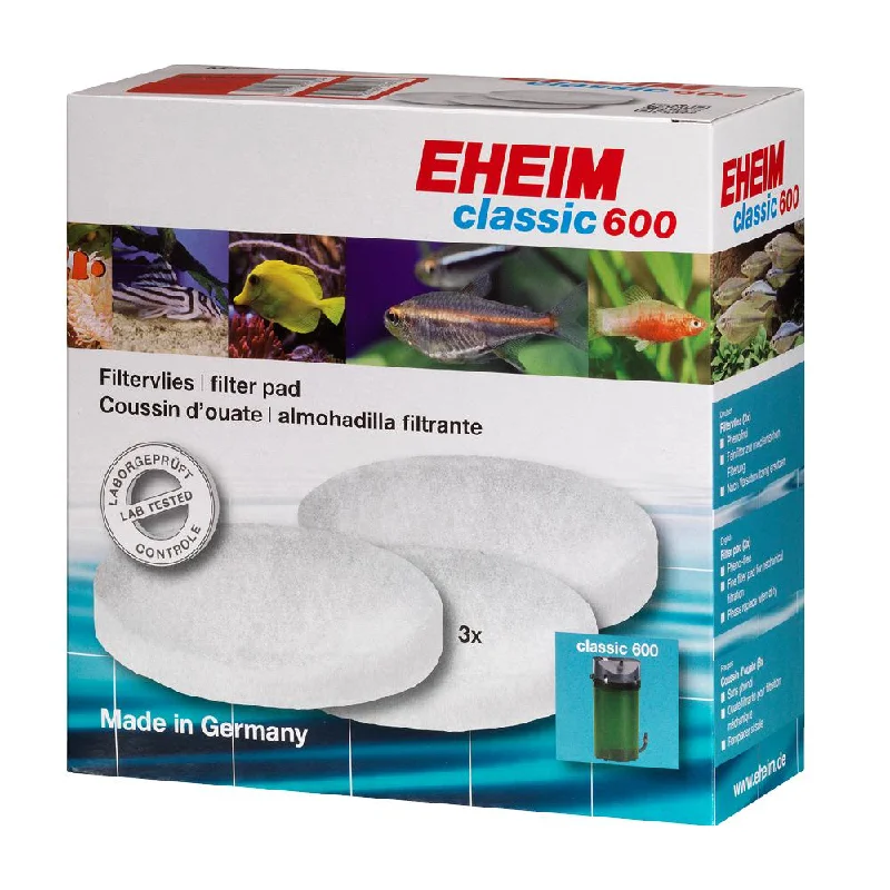 EHEIM Classic 600 External Filter Wool Filter Pad 3 Pack