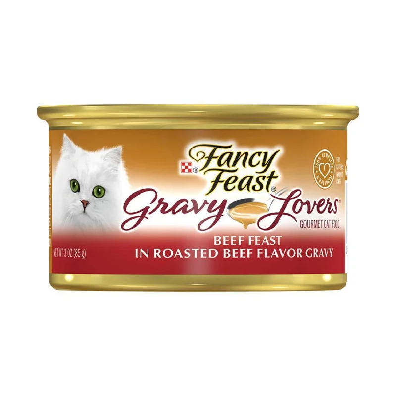 Fancy Feast Gravy Lovers Beef Feast In Roasted Beef Flavor Gravy Canned Cat Food