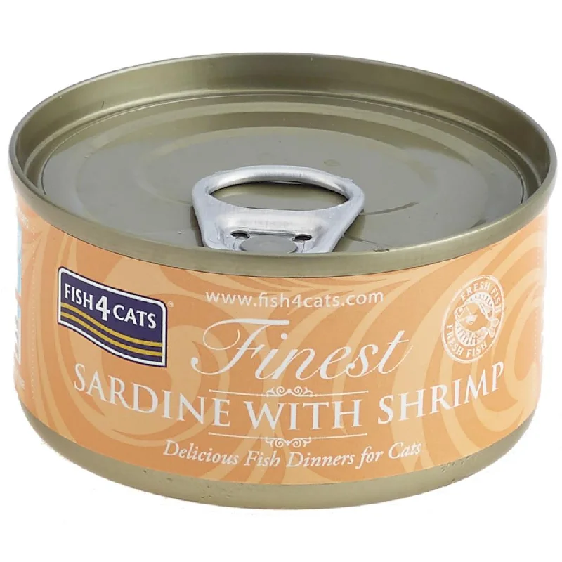 Fish4Cats Finest | Wet Cat Food | Sardine with Shrimp - 70g