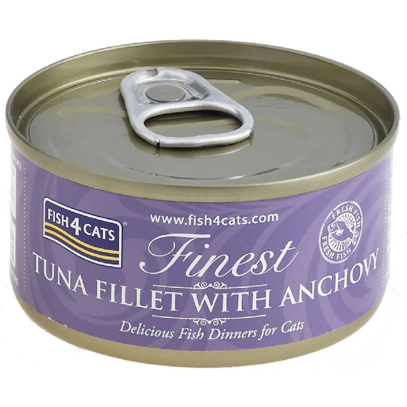 Fish4Cats Finest | Wet Cat Food | Tuna Fillet with Anchovy - 70g