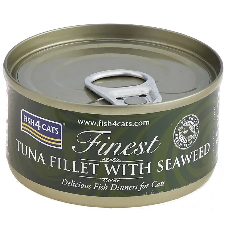 Fish4Cats Finest | Wet Cat Food | Tuna Fillet with Seaweed - 70g