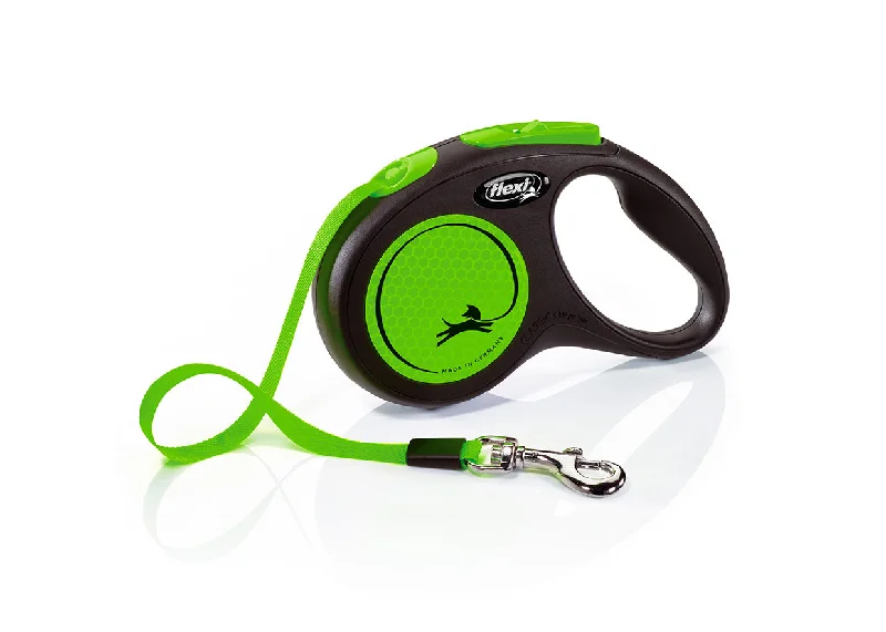 Flexi - New Neon 5m Tape - Neon Green - Medium