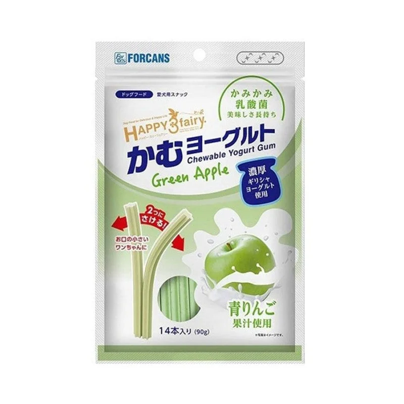 Forcans Happy 3 Yogurt Gum Green Apple