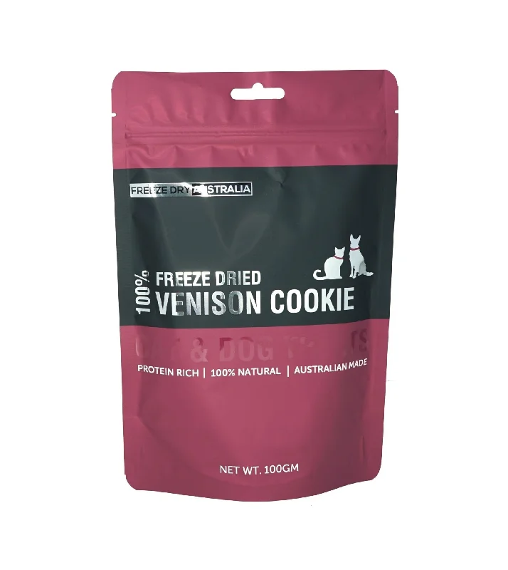 Freeze Dry Australia Venison Cookie Freeze Dried Cat & Dog Treats