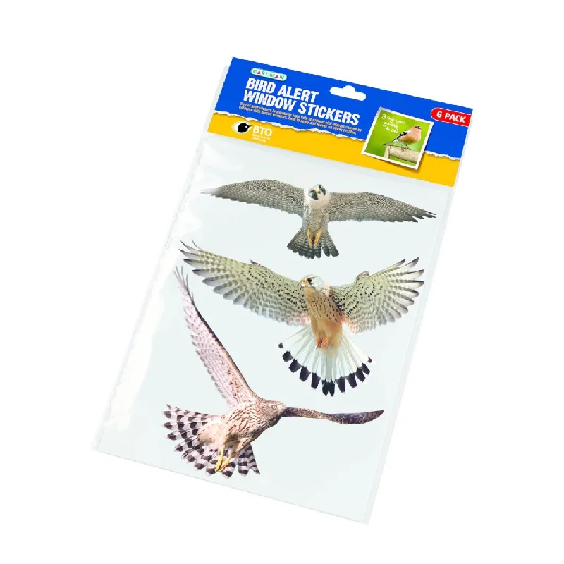 Gardman Bird Alert Window Stickers - Prevent Birds From Crashing Into Windows