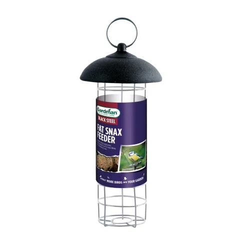 Gardman Black Steel Fat Snax Feeder