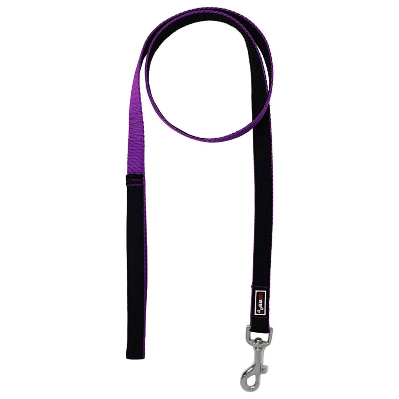 GEARBUFF Sports Leash for Dogs, Black & Purple