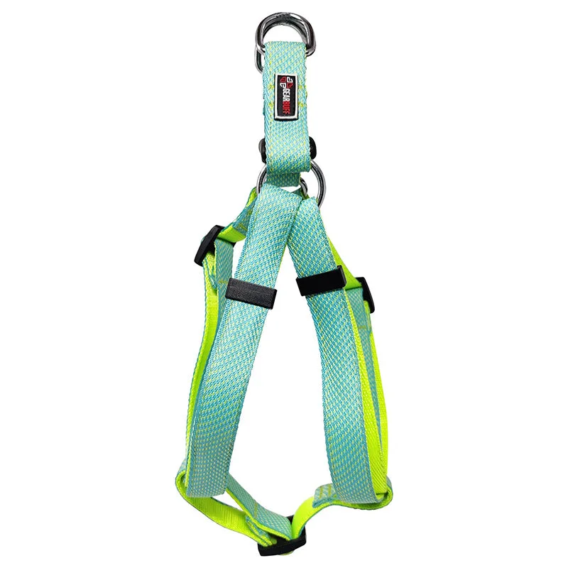 GEARBUFF Sports Stepin Harness For Dogs, Teal & Kiwi