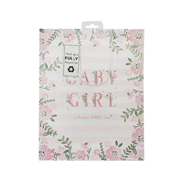 Gift Maker Gift Bag Baby Girl Large