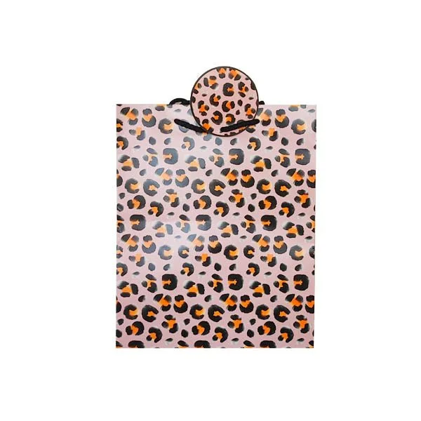 Gift Maker Gift Bag Leopard Print Medium