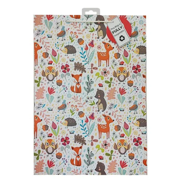 Gift Maker Gift Bag Woodland Animals Xl