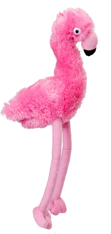 Gorpets Cuddle Soft Plush Flamingo Dog Toy - He Honks, Crinkles And Rattles