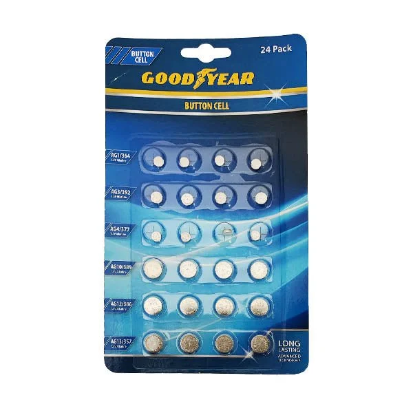 Good Year Button Cell Battery 24 Pack