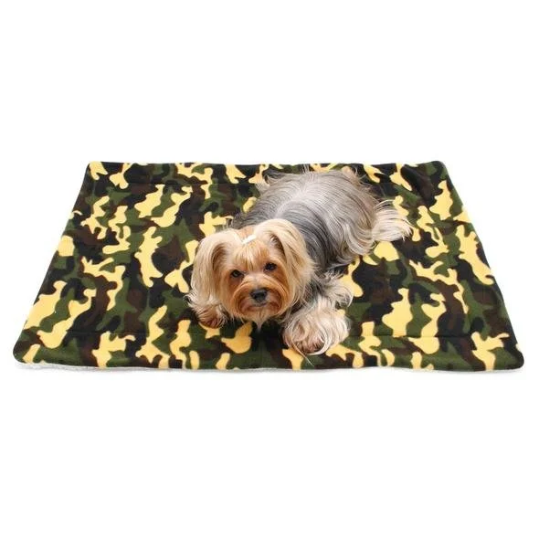 Green Camouflage Fleece/Plush Blanket