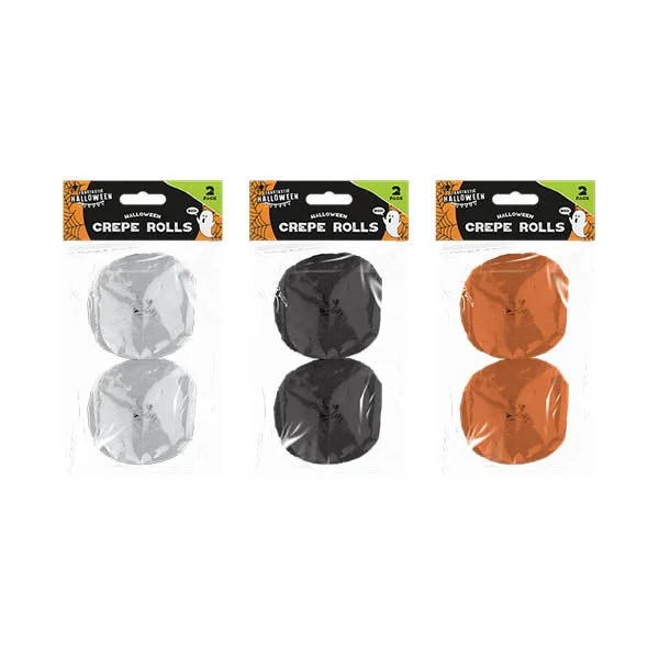 Halloween Crepe Rolls 2 Pack